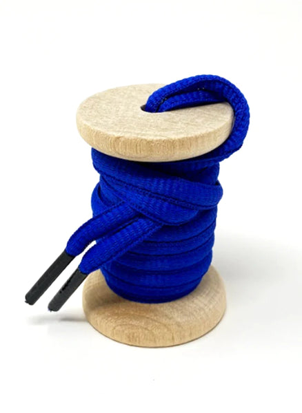 Solid Blue Athletic Sneaker Laces - The Roman
