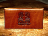 Darker Mfg Co. Checkbook Case: Cognac - The Roman
